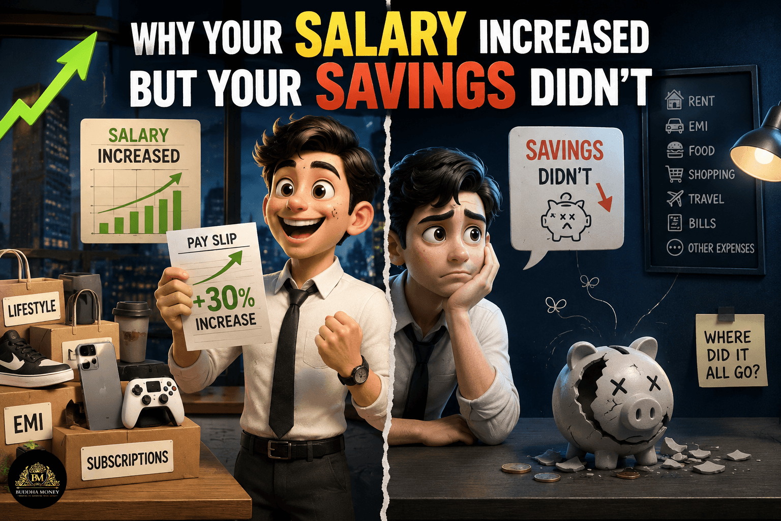 Why Your Salary Increased but Your Savings Didn't